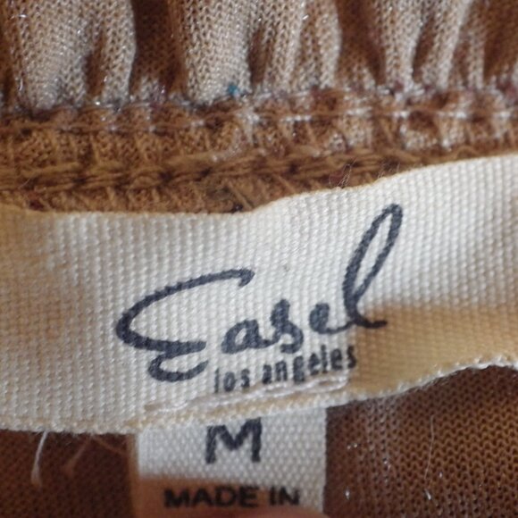 EASEL Stretch Velveteen Duster/ Cardigan/ Floral/ Ruffles - Picture 7 of 7